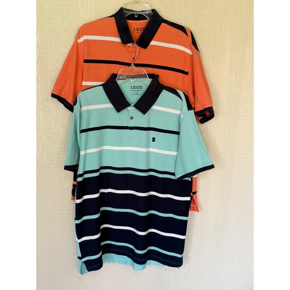 Izod Other - Lot of 2 IZOD Mens The Advantage Golf Polo Shirts Large great condition